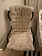 Rotan stoel ikea met zara home kussen, Huis en Inrichting, Stoelen, Ophalen, Zo goed als nieuw, Bruin, Eén