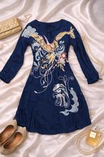 Middel lange jurk S  Didi, Blauw, Didi, Ophalen of Verzenden, Maat 36 (S)