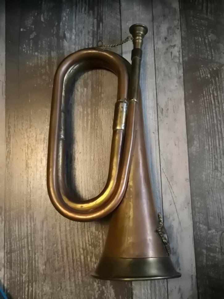 Bugel Brits 1916, Muziek en Instrumenten, Blaasinstrumenten | Trompetten, Gebruikt, Overige typen, Ophalen of Verzenden