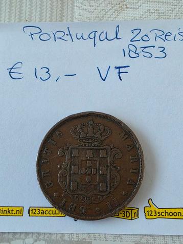Oude Munten Kavel - Portugal, Frankrijk beschikbaar voor biedingen