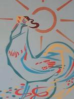 schilderij modern Naar Picasso Haan J. Nooijen 1961, Ophalen