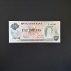 5 dollar Guyana #034, Postzegels en Munten, Bankbiljetten | Amerika, Verzenden, Zuid-Amerika, Los biljet
