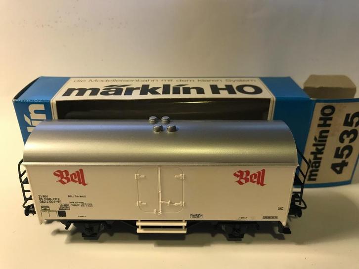 Marklin 4535 SBB/CFF met opdruk “Bell”, Hobby en Vrije tijd, Modeltreinen | H0, Nieuw, Wagon, Wisselstroom, Märklin, Ophalen of Verzenden