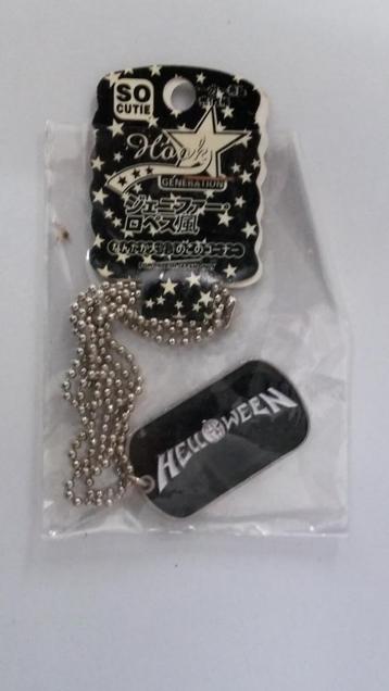 Helloween rock metal hanger ketting logo dogtag dog tag beschikbaar voor biedingen