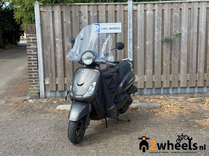 SYM Fiddle 2 1-cilinder, 4-takt, luchtgekoeld Grijs 2020, Fietsen en Brommers, Snorfietsen en Snorscooters, Gebruikt, SYM