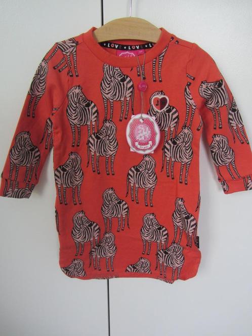 Nieuw jurkje met zebra's Jubel maat 92, Kinderen en Baby's, Kinderkleding | Maat 92, Nieuw, Meisje, Jurk of Rok, Ophalen of Verzenden