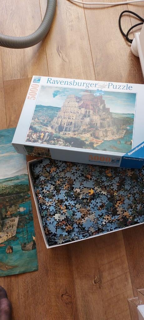 Toren van babel puzzel ravensburger 5000 stukjes, Ophalen of Verzenden, Meer dan 1500 stukjes, Gebruikt