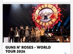 4x 1e ring Guns n roses tickets 18 juni 2026, Tickets en Kaartjes, Twee personen, Juni