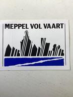 Sticker Meppel vol vaart, Verzamelen, Verzenden, Zo goed als nieuw