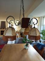 Eiken hanglamp., Doe-het-zelf en Verbouw, Hout en Planken, Gebruikt, Eiken, Ophalen of Verzenden, 50 mm of meer