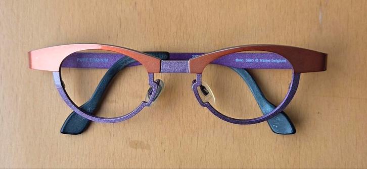 Theo Bril - Uniek Design, Sieraden, Tassen en Uiterlijk, Zonnebrillen en Brillen | Dames, Zo goed als nieuw, Bril, Overige merken