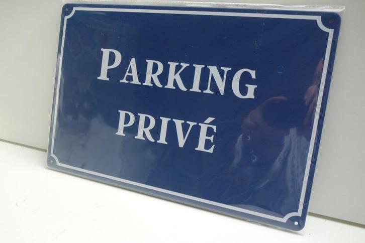 PARKING PRIVE PARKEER / WAARSCHUWINGS BORD, Huis en Inrichting, Woonaccessoires | Tekstborden en Spreuken, Nieuw, Verzenden