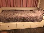 Ikea Hemnes Uitschuifbed - Gebruikt, Ophalen, 90 cm, Wit, Tweepersoons