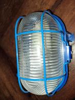 Bulls eye lamp blauw frame^, Ophalen of Verzenden, Gebruikt