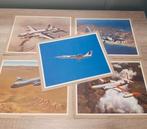Lockheed vliegtuig afbeelding origineel SET 5 stuks divers, Verzamelen, Ophalen of Verzenden, Gebruikt, Kaart, Foto of Prent