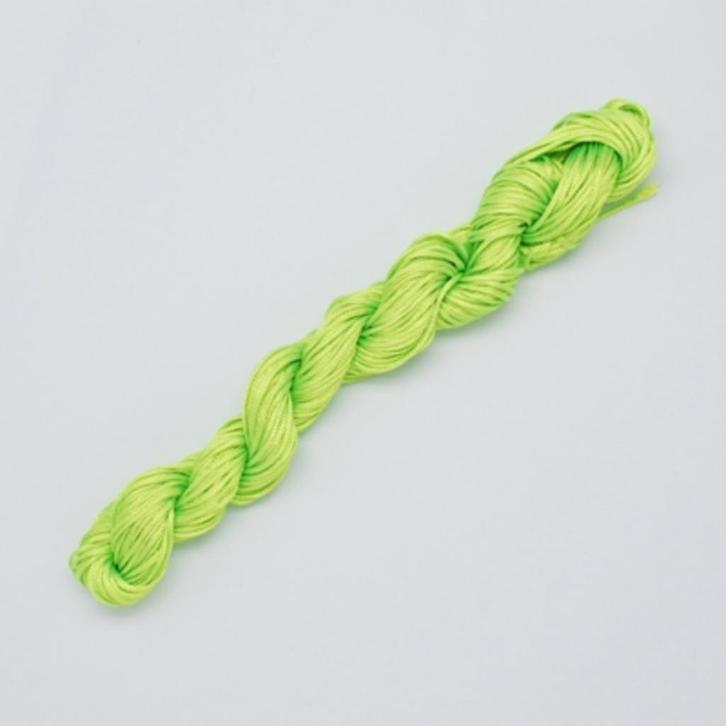 Partij fel groen macrame koord 1mm (140 meter), Hobby en Vrije tijd, Naaien en Fournituren, Nieuw, Garen of Naald(en), Verzenden