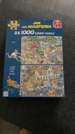 Jan van Haasteren puzzel 2 x 1000 stuks, Verzenden, 500 t/m 1500 stukjes, Zo goed als nieuw