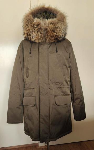 Nieuwe froccella jacket E-200 real down maat 54 groen/bruin  beschikbaar voor biedingen