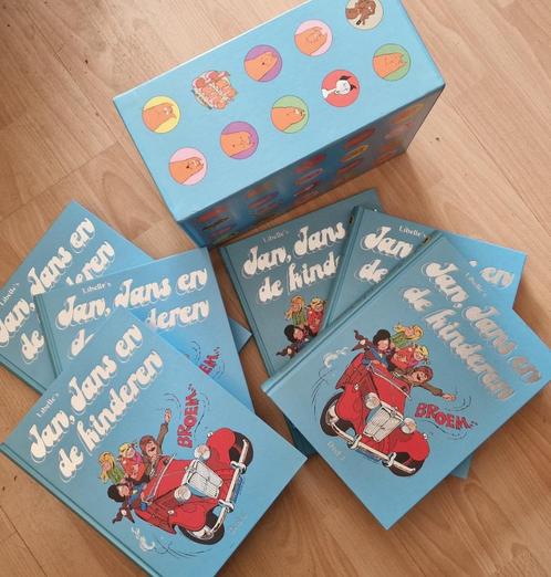 Jan Jans en de kinderen, strip-serie, 6 hardcover in box, Boeken, Stripboeken, Zo goed als nieuw, Complete serie of reeks, Ophalen of Verzenden