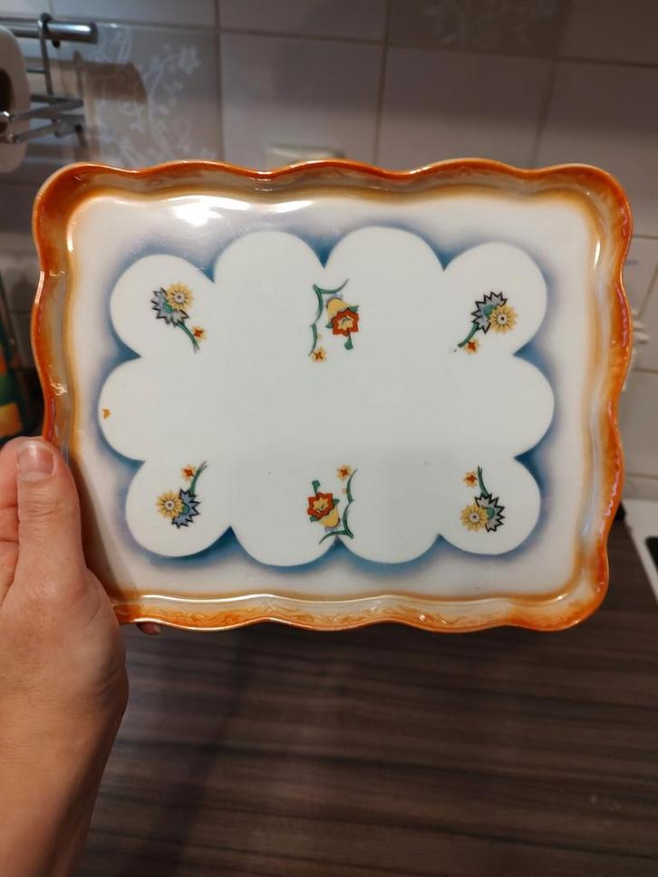 Vintage Tsjechoslowaaks Dienblad Jaren 70, Antiek en Kunst, Antiek | Schalen, Ophalen of Verzenden