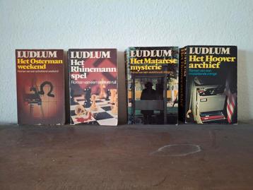Boeken Robert Ludlum - 4 Thrillers in het Nederlands beschikbaar voor biedingen