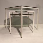 OPRUIMING Wit metalen mimiset Artimeta jaren 50 60 vintage, Minder dan 55 cm, Gebruikt, Metaal of Aluminium, Vierkant