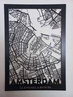Amsterdam kaart - City Web Wanddecoratie, Ophalen of Verzenden
