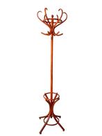 Thonet stijl Gebogen Houten Staande Kapstok Lichte kleur, Huis en Inrichting, Woonaccessoires | Kapstokken, Ophalen, Gebruikt