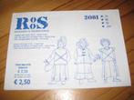 NIEUW kledingpatroon ROOS voor maat 74-104 meisje, Hobby en Vrije tijd, Kledingpatronen, Overige typen, Kind, Nieuw, Roos