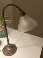 Tafellamp laura ashley met glazen kap, Huis en Inrichting, Lampen | Tafellampen, Minder dan 50 cm, Zo goed als nieuw, Ophalen