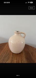 Vintage Aardewerk Kruikje, Gebruikt, Wit, Aardewerk of Porselein, Ophalen of Verzenden