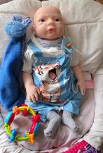 Mooie Platina Siliconen Reborn Baby Pop Remi, Verzamelen, Ophalen of Verzenden, Zo goed als nieuw, Pop, Levensecht of Reborn
