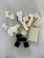 Duplo ijsbeer en witte bouwstenen en zwart, Kinderen en Baby's, Speelgoed | Duplo en Lego, Ophalen, Zo goed als nieuw, Losse stenen