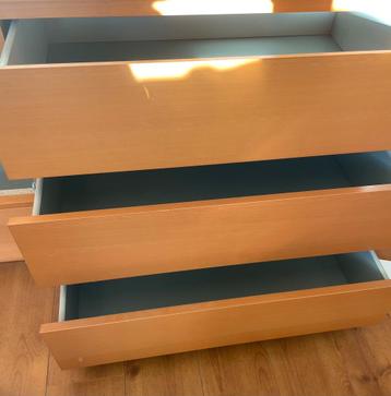 IKEA MALM Ladekast 3 lades, beuken 80x78 cm - afbeelding 3