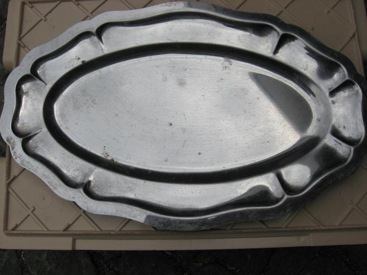 Schalen servies metaal, Huis en Inrichting, Keuken | Servies, Gebruikt, Schaal of Schalen, Overige stijlen, Overige materialen