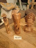 Houten Beelden Collectie, Antiek en Kunst, Ophalen of Verzenden