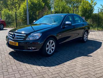 Mercedes-Benz C-Klasse 1.8 C200 Kompressor Sedan 2007 Zwart beschikbaar voor biedingen