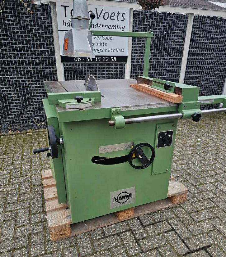 Harwi Cirkelzaag Type 130 Schuininstelbaar, Doe-het-zelf en Verbouw, Gereedschap | Zaagmachines, Gebruikt, Cirkelzaag, 1200 watt of meer
