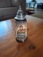 Bierpul met tinnen deksel, Verzamelen, Ophalen, Nieuw, Pul(len), Overige merken