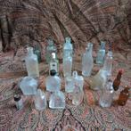 Oude glas bodemvondst antiek glazen vintage flessen brocant, Antiek en Kunst, Ophalen of Verzenden