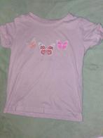Roze T-shirt met Vlinders - Maat 140, Ophalen, Zo goed als nieuw, Meisje, Overige typen