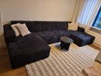 Luxe XL Hoekbank met Lounge - Antraciet, Ophalen of Verzenden, Zo goed als nieuw, Stof