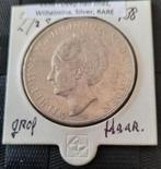 WILHELMINA 2 1/2 GULDEN 1938 GROF HAAR KAVEL 42, Verzenden, Zilver, Koningin Wilhelmina, Losse munt
