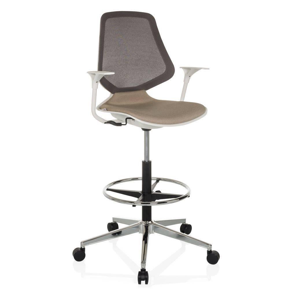 OPRUIMING –Verhoogde Top Work Style Balie stoel – €135,- pst, Huis en Inrichting, Bureaustoelen, Nieuw, Bureaustoel, Beige, Ergonomisch