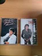Michael Jackson  Thriller & Bad, Cd's en Dvd's, Cassettebandjes, Gebruikt, 2 t/m 25 bandjes, Ophalen of Verzenden, Pop