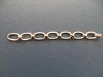 vintage zilveren schakel armband, gemerkt, Ophalen of Verzenden, Gebruikt, Zilver, Zilver