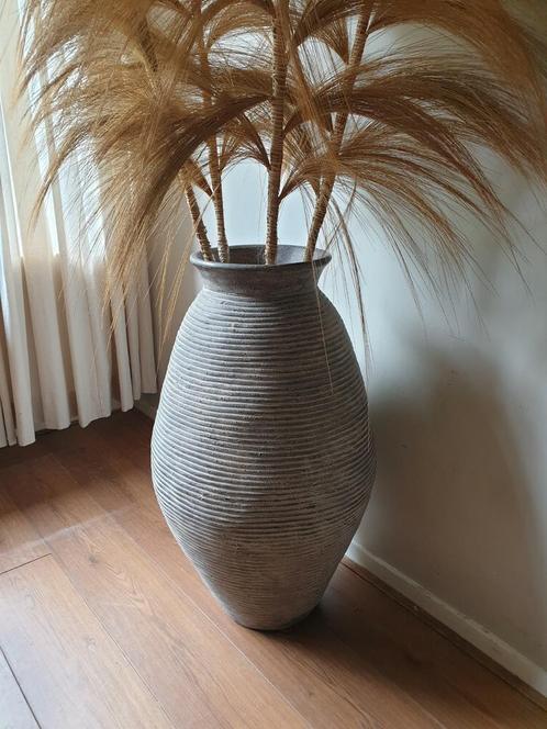 Prachtige kruikvaas - vaas, Huis en Inrichting, Woonaccessoires | Vazen, Nieuw, Overige kleuren, 75 cm of meer, Steen, Ophalen