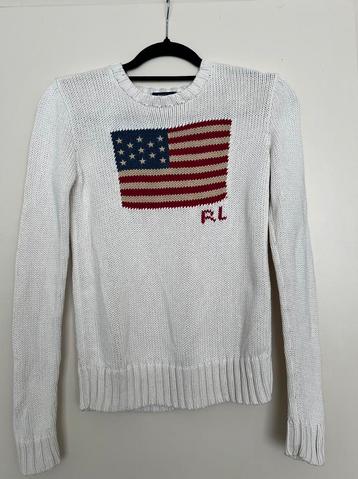 Ralph lauren flag sweater beschikbaar voor biedingen