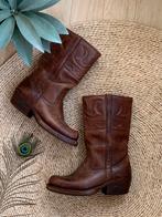 Loblan retro boots blokhak 37 western boots bohemian laarzen, Hoge laarzen, -, Ophalen of Verzenden, Zo goed als nieuw