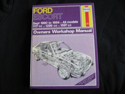FORD ESCORT vraagbaak SEPT 1980 tot 1984 Alle models 1117 cc, Auto diversen, Handleidingen en Instructieboekjes, Ophalen of Verzenden